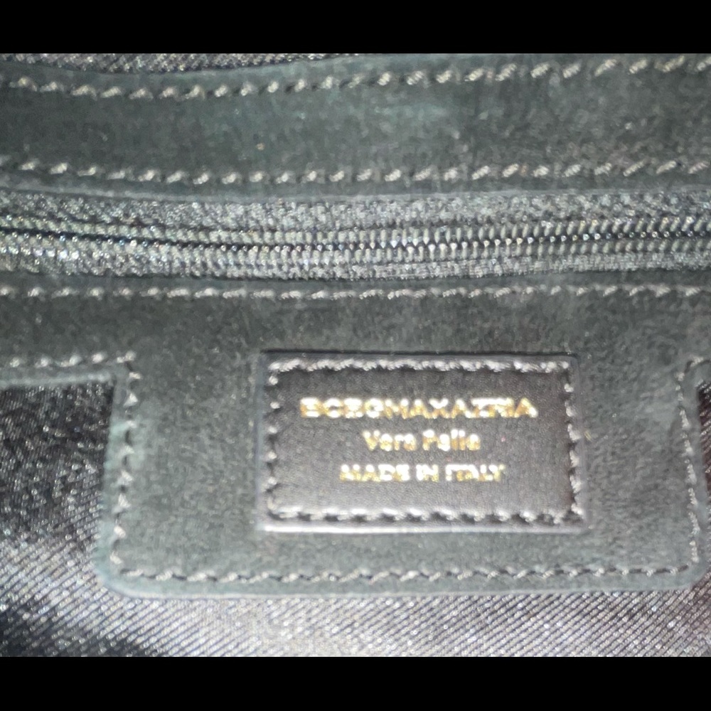 BCBG black suede gold and silver purse - Picture 7 of 7